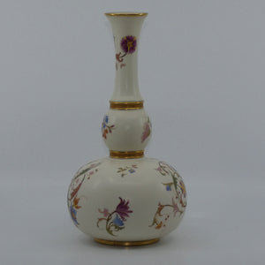 royal-worcester-blush-ivory-and-gilt-hand-painted-floral-tall-gourd-shape-bulbous-vase