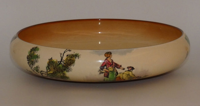 Royal Doulton Gleaners and Gypsies floating flower bowl D4983
