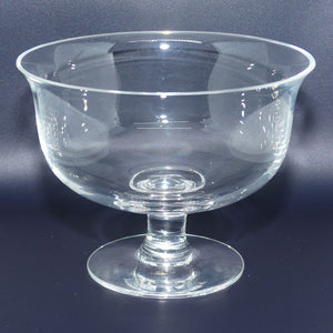 Vintage Dartington Crystal | Frank Thrower design | Large Footed Fruit Bowl