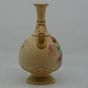 royal-worcester-blush-ivory-hand-painted-four-petal-yellow-and-pink-flowers-bulbous-handled-vase