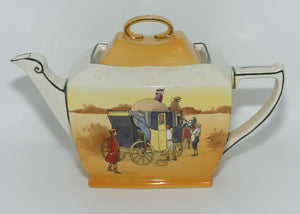 Royal Doulton Coaching Days Friar shape tea pot D2716