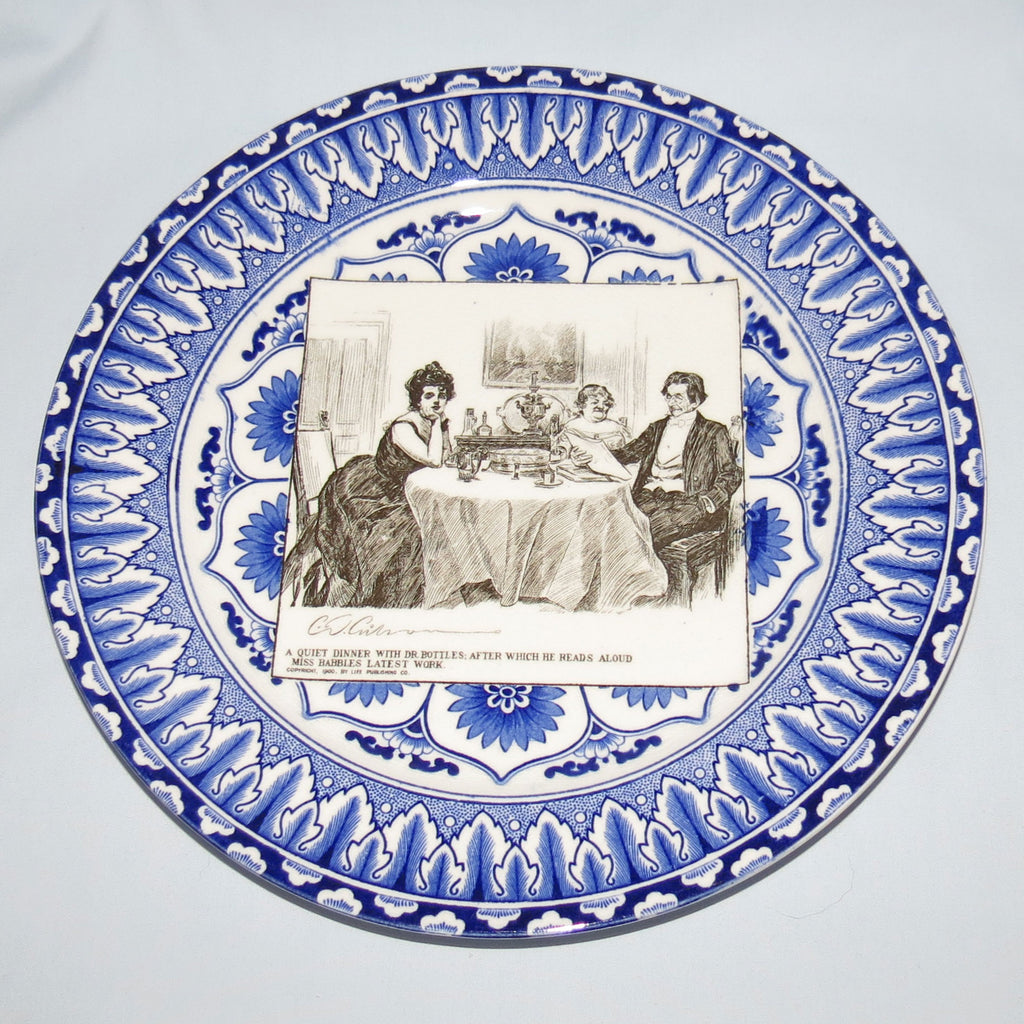 royal-doulton-cd-gibson-girls-plate-06-a-quiet-dinner
