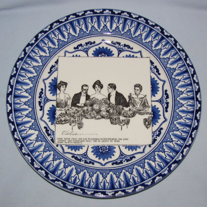 Royal Doulton CD Gibson Girls Plate - #08: Some thinks that she had remained...