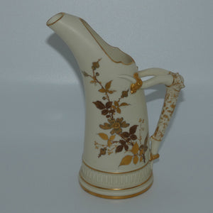 royal-worcester-blush-ivory-hand-painted-and-gilt-horn-handle-jug