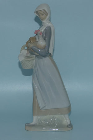 lladro-figure-girl-with-cockerel-4591