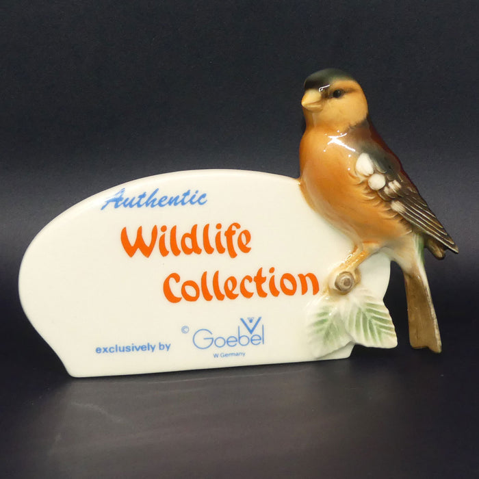 Goebel West Germany Authentic Wildlife Collection Bird plaque
