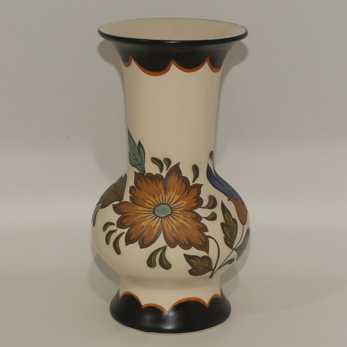 Gouda Pottery Holland Flora pattern vase