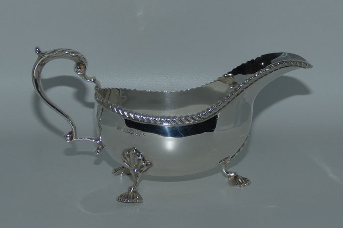 Sterling Silver Gravy Boat Birmingham 1973 Charles S Green and Co