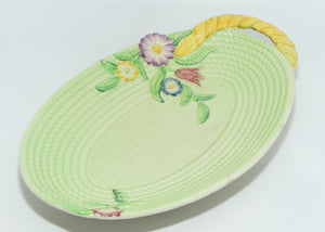 carlton-ware-green-basket-weave-and-flowers-handled-tray