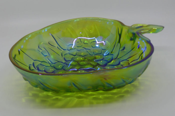 Indiana Glass | Green Grape shape bowl