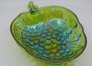 indiana-glass-green-grape-shape-bowl