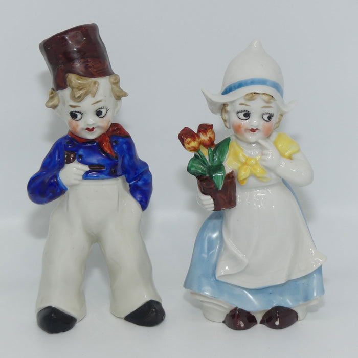Pair German Made Gretchen and Derek figurines