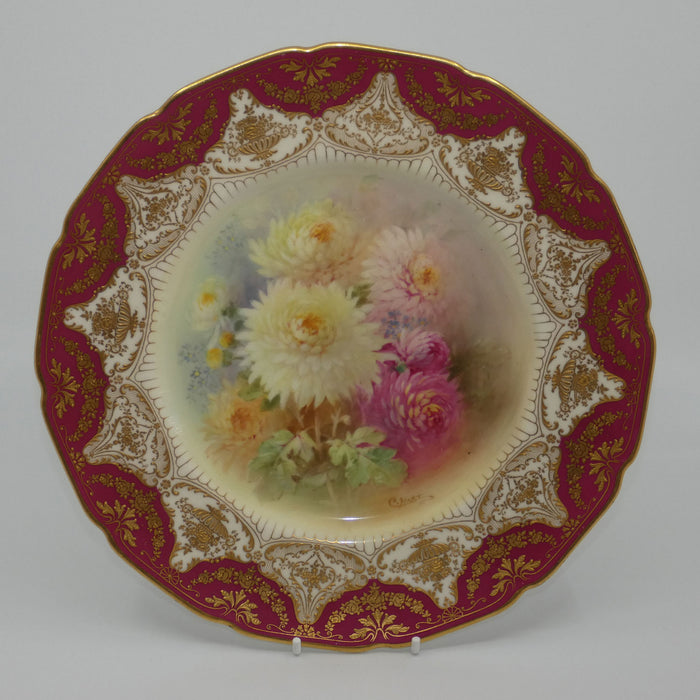 Royal Doulton hand painted Chrysanthemum plate (Hart)