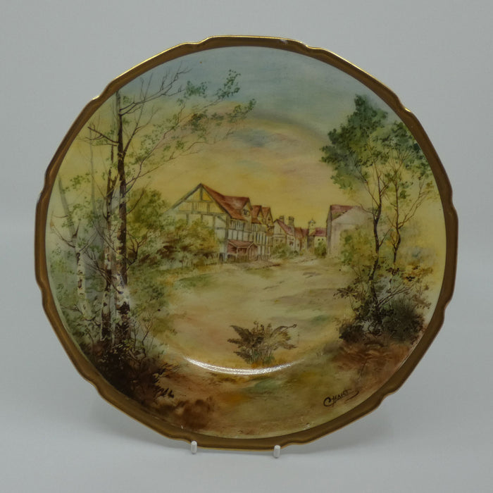 Royal Doulton hand painted Shakespeare's Country Shakespeare's Birthplace plate (Hart)