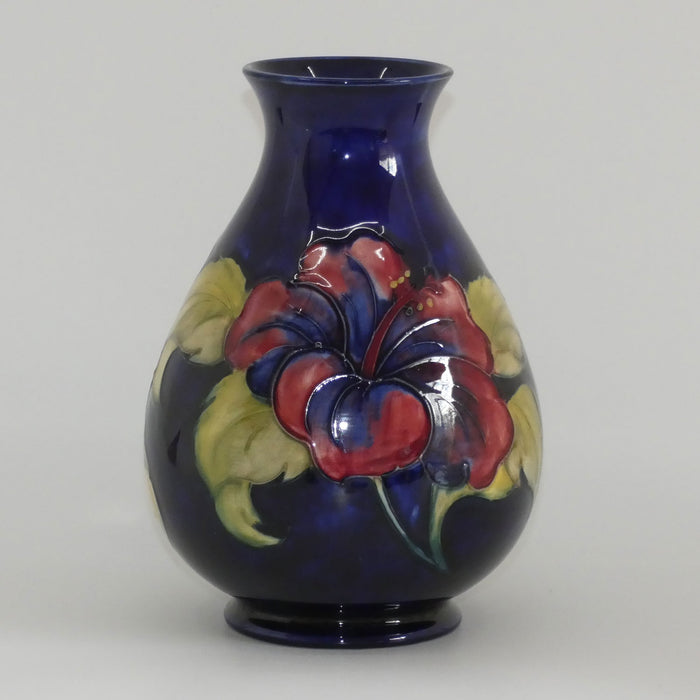 Walter Moorcroft Hibiscus (Blue) 7/8 vase #1