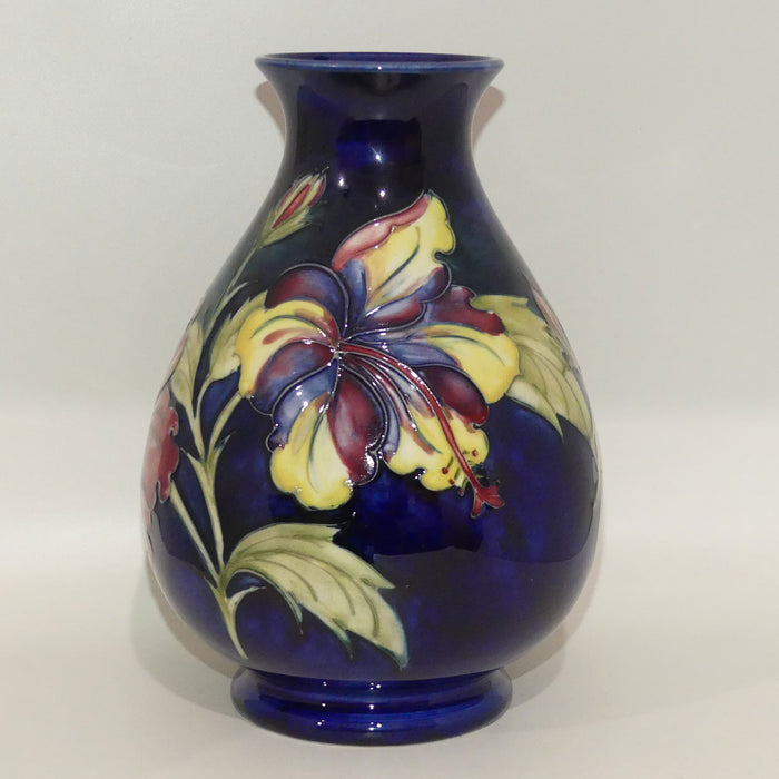 Walter Moorcroft Hibiscus (Blue) 7/8 vase #2