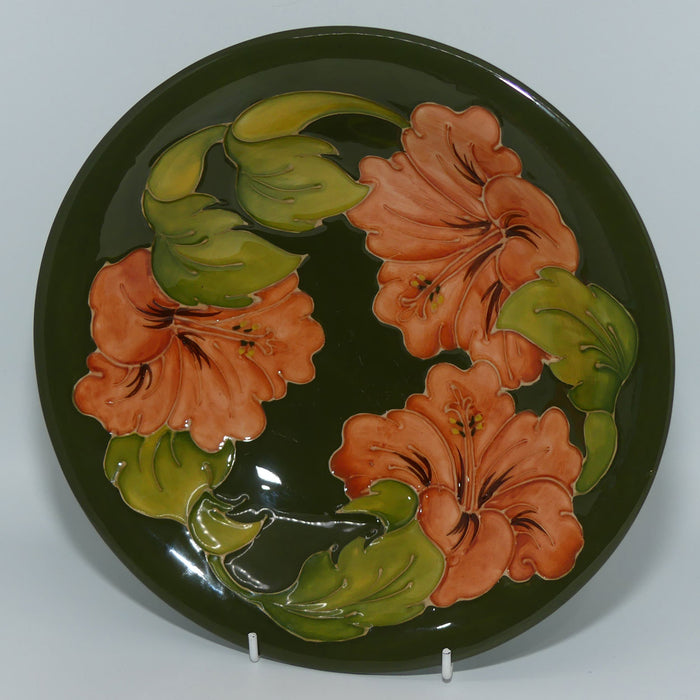 Walter Moorcroft Hibiscus (Green) bowl | Coral Hibiscus