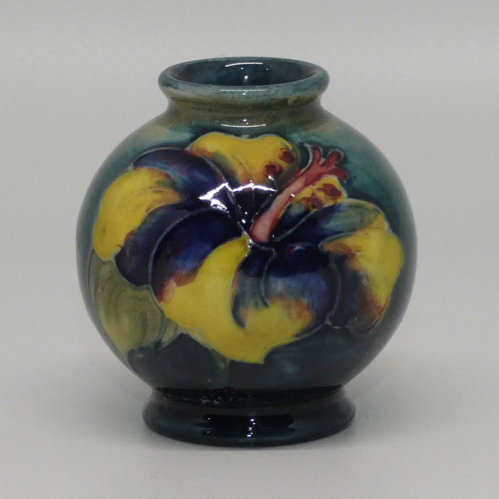 Walter Moorcroft Hibiscus miniature vase