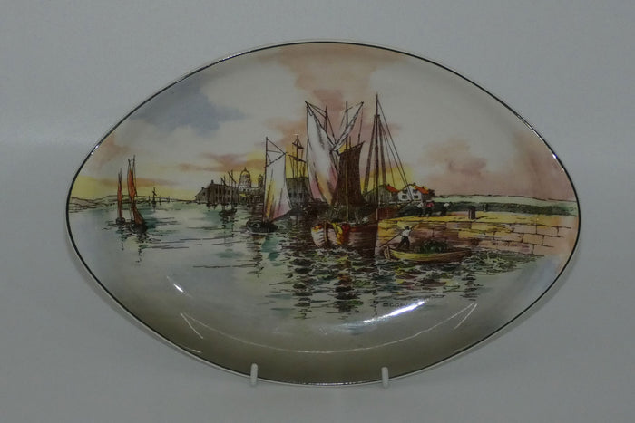 Royal Doulton Home Waters oval handled tray D6434