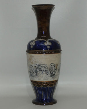 doulton-lambeth-hannah-barlow-tall-vase-with-horses-and-cattle