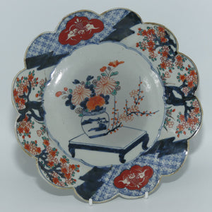 japanese-imari-hand-painted-cabinet-plate-c-1900-fluted-rim-2-red-and-blue