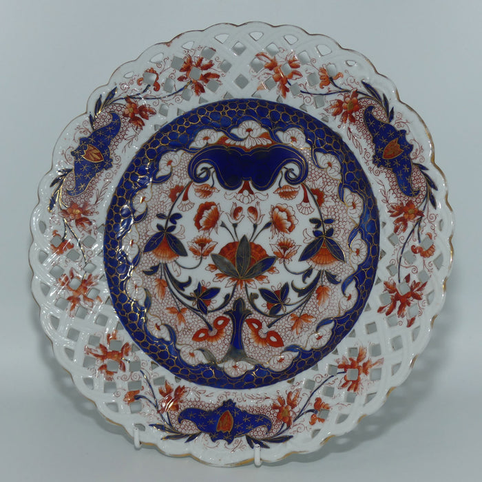 Fine Pierced Border Imari pattern plate c.1875 | #2