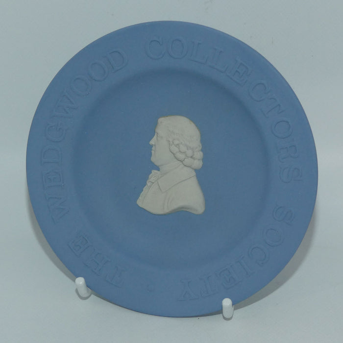 Wedgwood Jasper | White on Pale Blue | The Wedgwood Collectors Society miniature plate