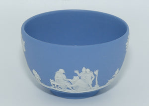 Wedgwood Jasper miniature tea bowl | White on Pale Blue