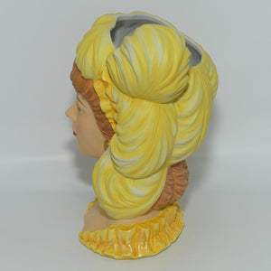Jim Beam 2012 | IAJBBSC Convention Lady Head vase | Yellow