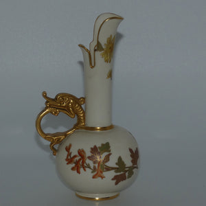royal-worcester-blush-ivory-hand-painted-jug-with-dragon-handle