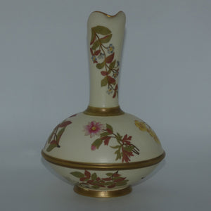 royal-worcester-blush-ivory-hand-painted-floral-tall-bulbous-jug