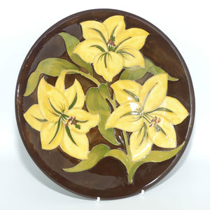 Walter Moorcroft Pottery | Jungle Brown Lily 783/10 plate