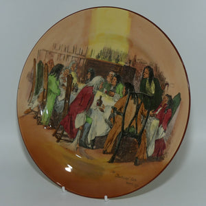 Royal Doulton Old English Scenes | Justices Last Meeting plate D4832