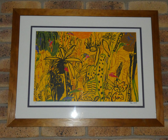 Parrots and Rainforest | Ken Done Limited Edition framed print 444/500