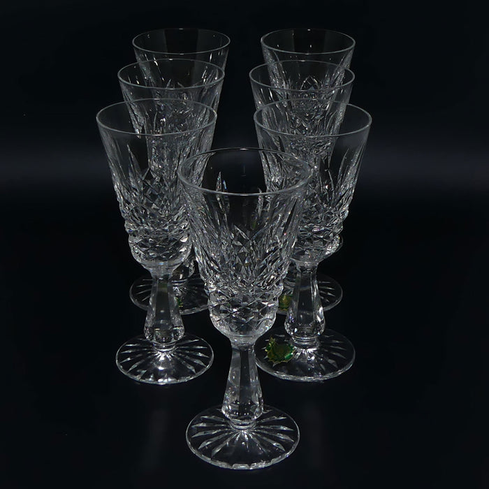 Waterford Crystal Ireland | Kenmare pattern | 7 Liqueur glasses