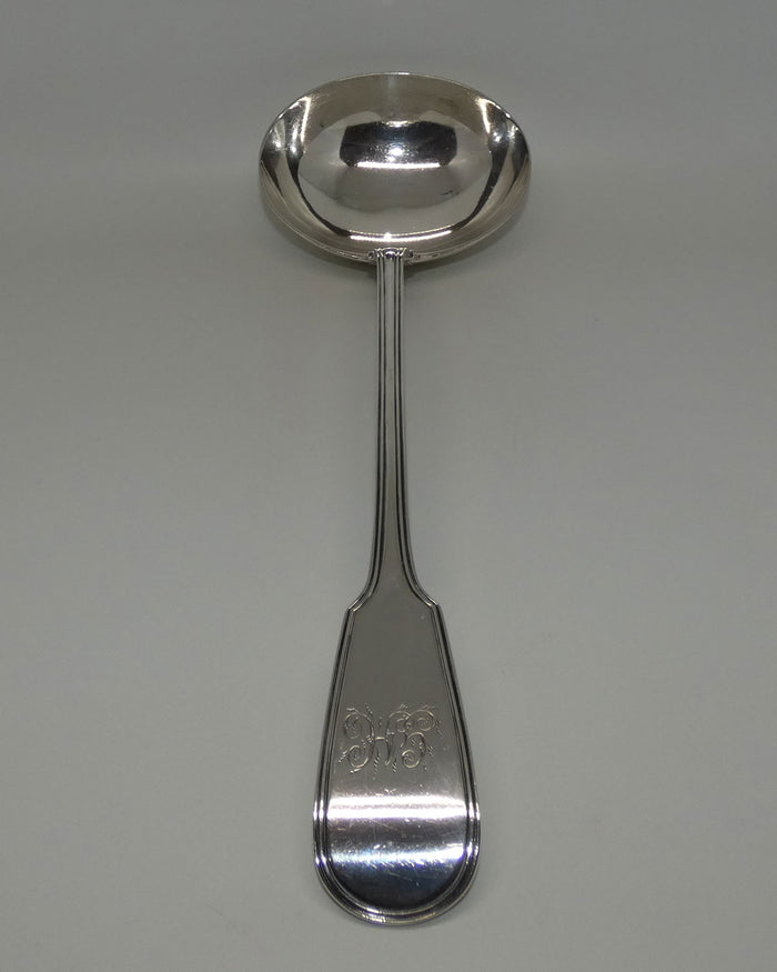 Georgian | Geo IV | Sterling Silver Fiddle Thread Soup Ladle | London 1828 | William Chawner