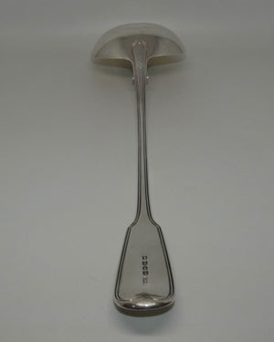 georgian-sterling-silver-fiddle-thread-soup-ladle-london-1828-william-chawner