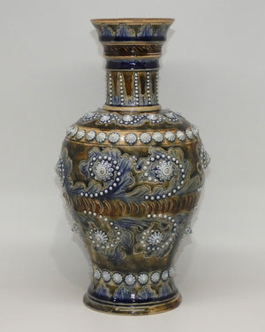 doulton-lambeth-george-tinworth-foliate-decoration-vase-brown-blue