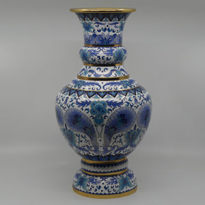 mid-century-cloisonne-vase-blue-and-white-38cm