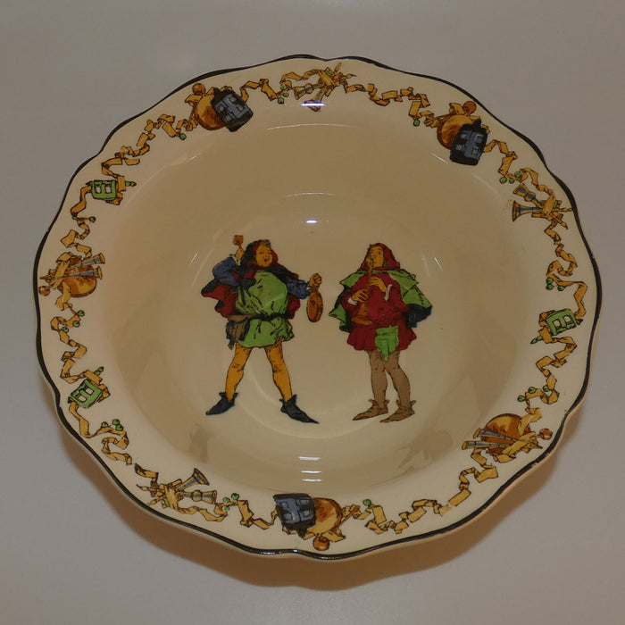 Royal Doulton Minstrels large rimmed bowl