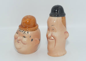 Beswick England Laurel and Hardy salt and pepper shakers