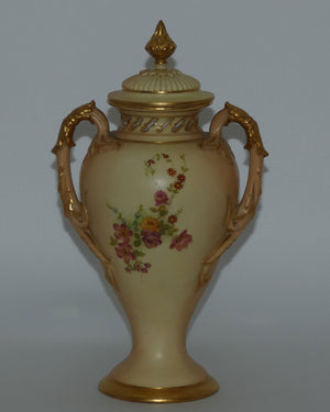 royal-worcester-blush-ivory-hand-painted-floral-lidded-and-handled-urn-with-reticulated-neck