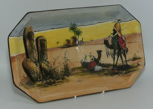 Royal Doulton seriesware Desert Scenes octagonal tray D3192