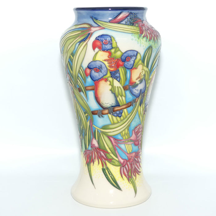 Moorcroft Rainbow Lorikeets 95/10 vase | Trial 8.8.18