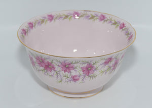Tuscan Bone China Pretty Pink Love in the Mist sugar bowl