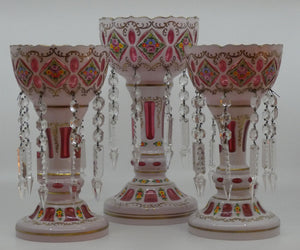 garniture-set-of-3-bohemian-hand-painted-and-gilt-cased-glass-lustres-c-1950