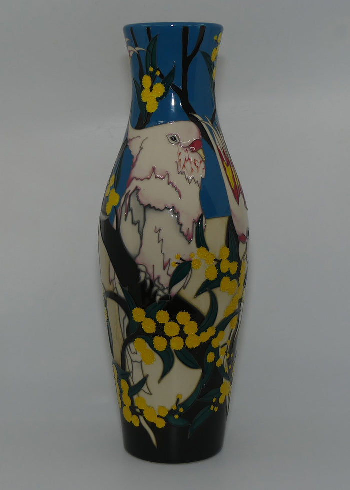 Moorcroft Major Mitchell Cockatoo 120/16 vase | LE 61/75