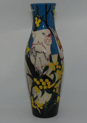 Moorcroft  Pottery | Major Mitchell Cockatoo 120/16 vase | Australian Exclusive | LE61/75