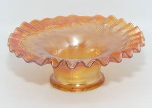 marigold-carnival-glass-fluted-edge-bowl-grape-and-leaf