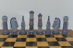 Lladro Medieval Chess Set + Board | #06333